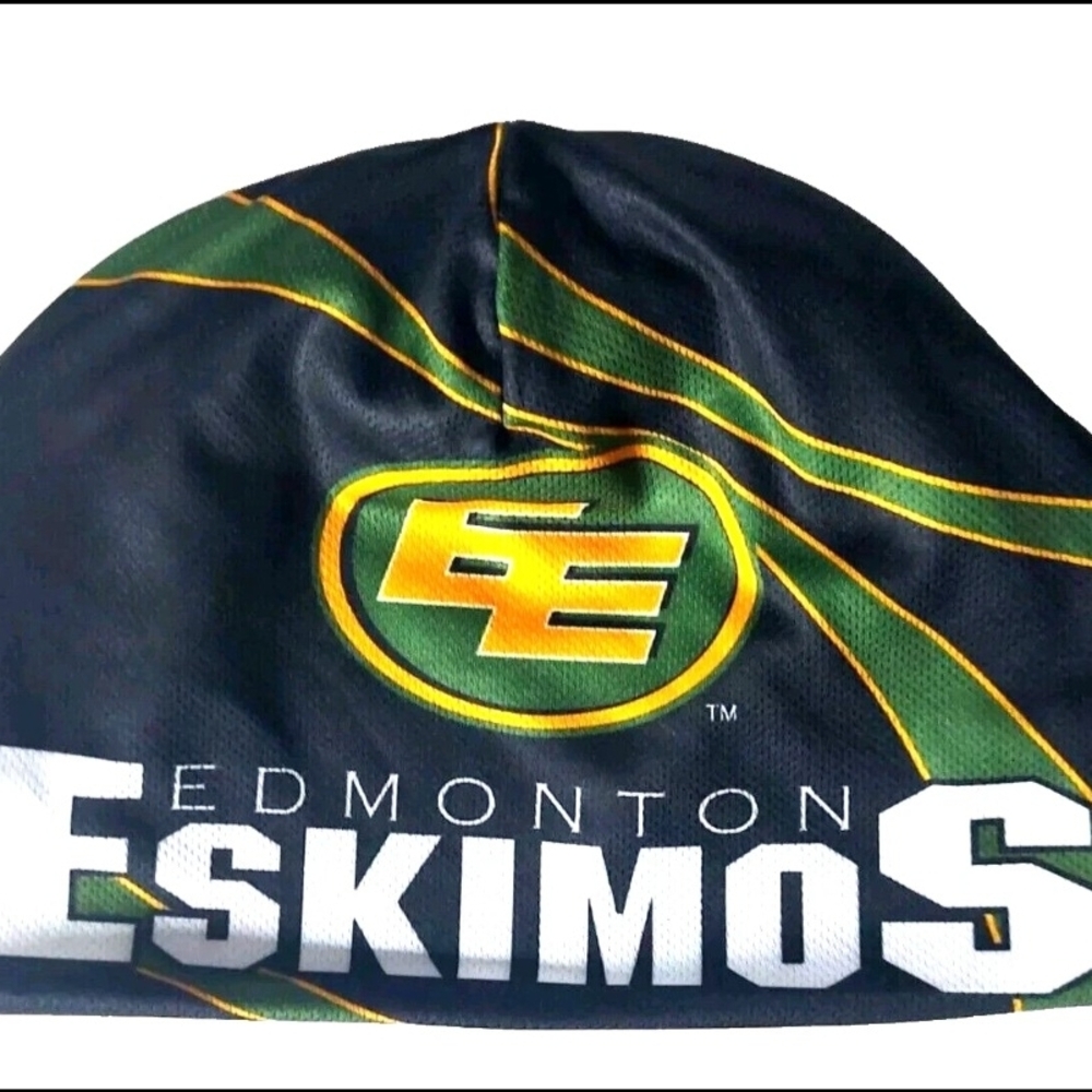 Edmonton Eskimos Beanie Hat - Green & Yellow Logo